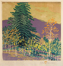 woodcut by William Rice, from Annex Galleries